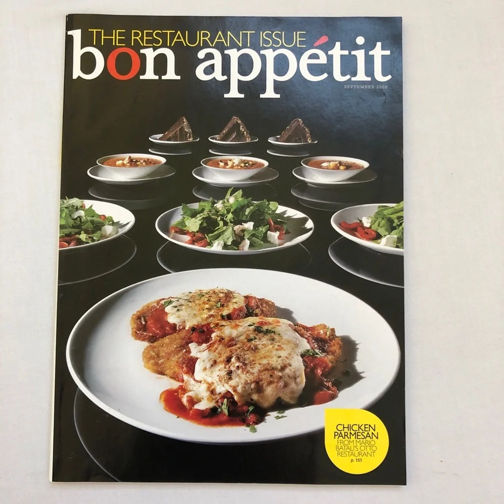 Bon Appetit Restaurant Issue September 2008 Vol 53 No 9 Thomas Keller